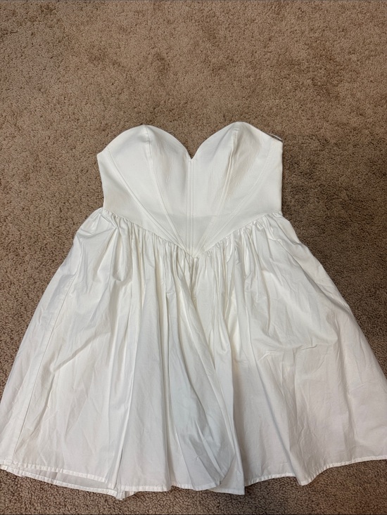 Zara Dresses & Skirts - Zara Sweetheart Strapless corset White  Dress